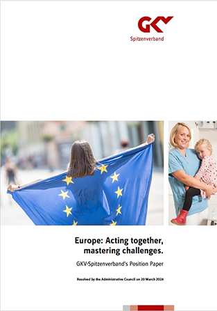 You see the cover of GKV-Spitzenverband’s european position statement.