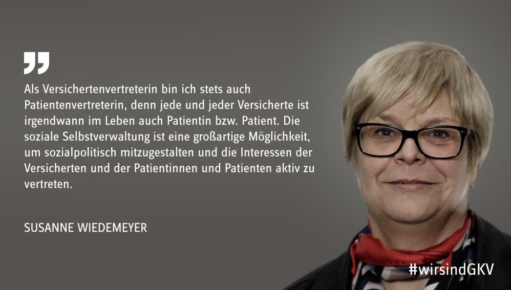 Portraitfoto und Zitat von Susanne Wiedemeyer