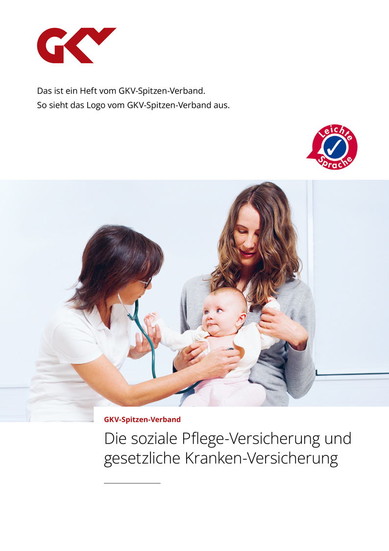 Bild des Covers der Imagebroschüre in Leichter Sprache