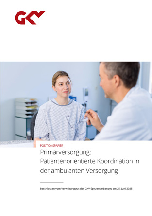 Titelbild des Positionspapiers zur Primärversorgung