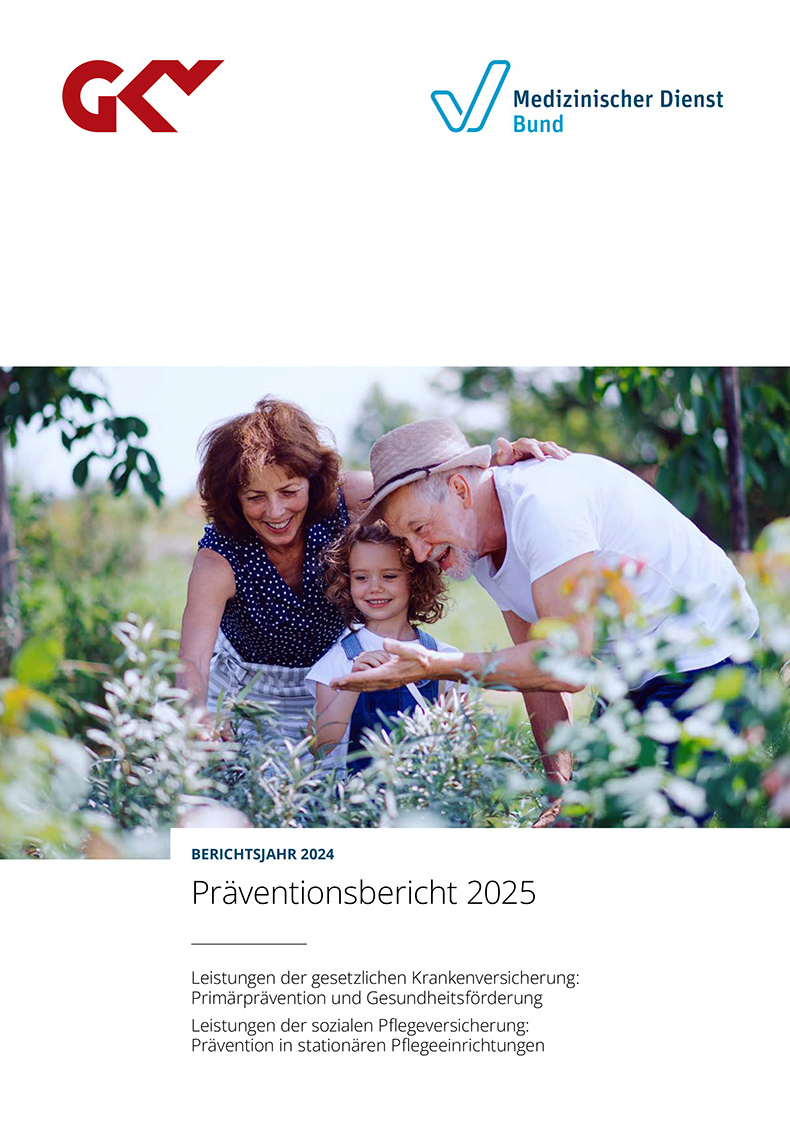 Deckblatt des Präventionsberichtes 2025